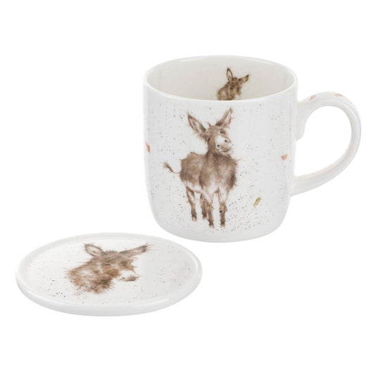Gentle Jack (Donkey) Mug & Coaster Set