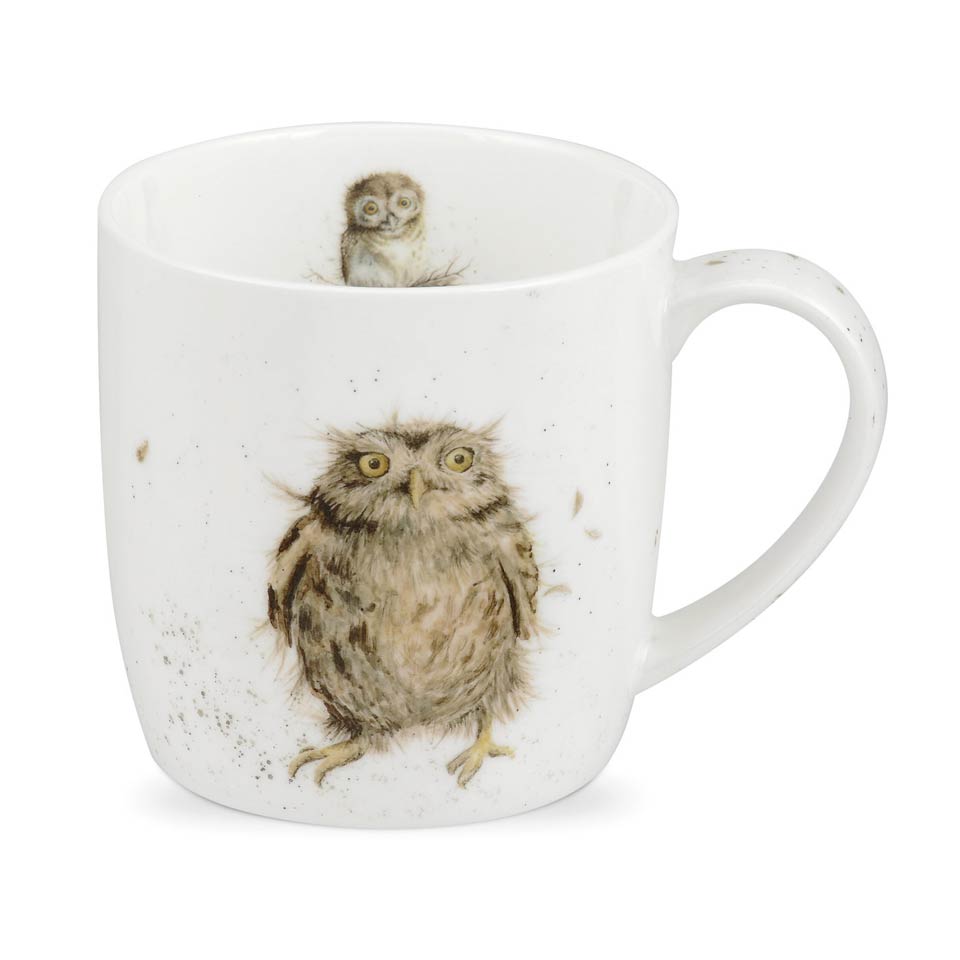 Single What a Hoot (Owl) Fine Bone China Mug