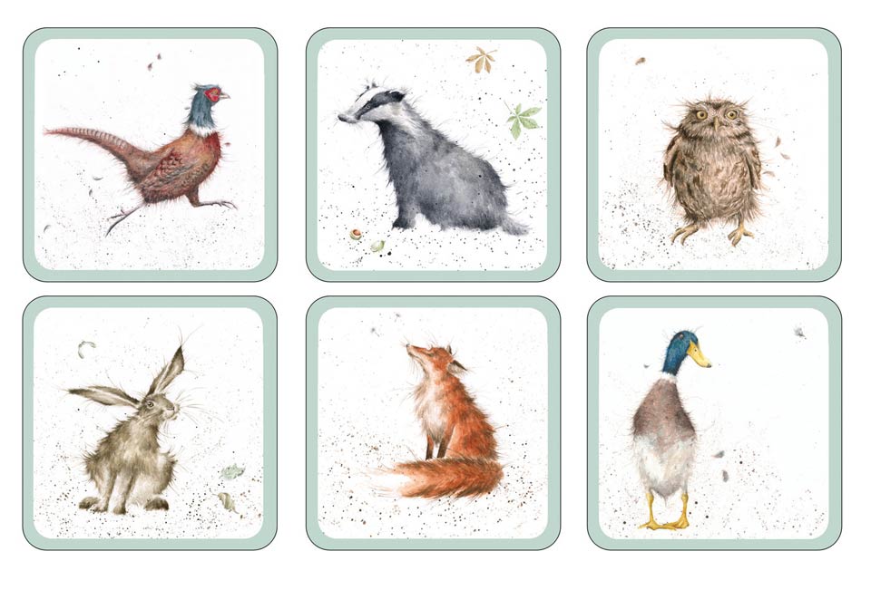 Coasters 4.25 Inch Square - Set of 6