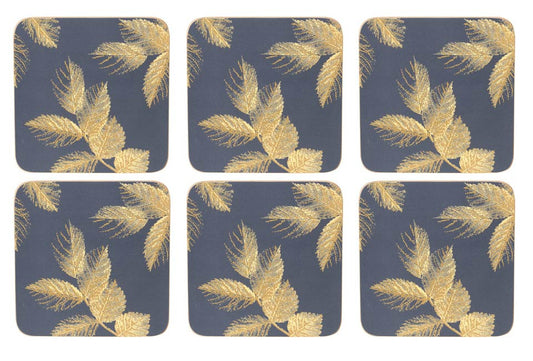 Coasters - Set of 6 Navy