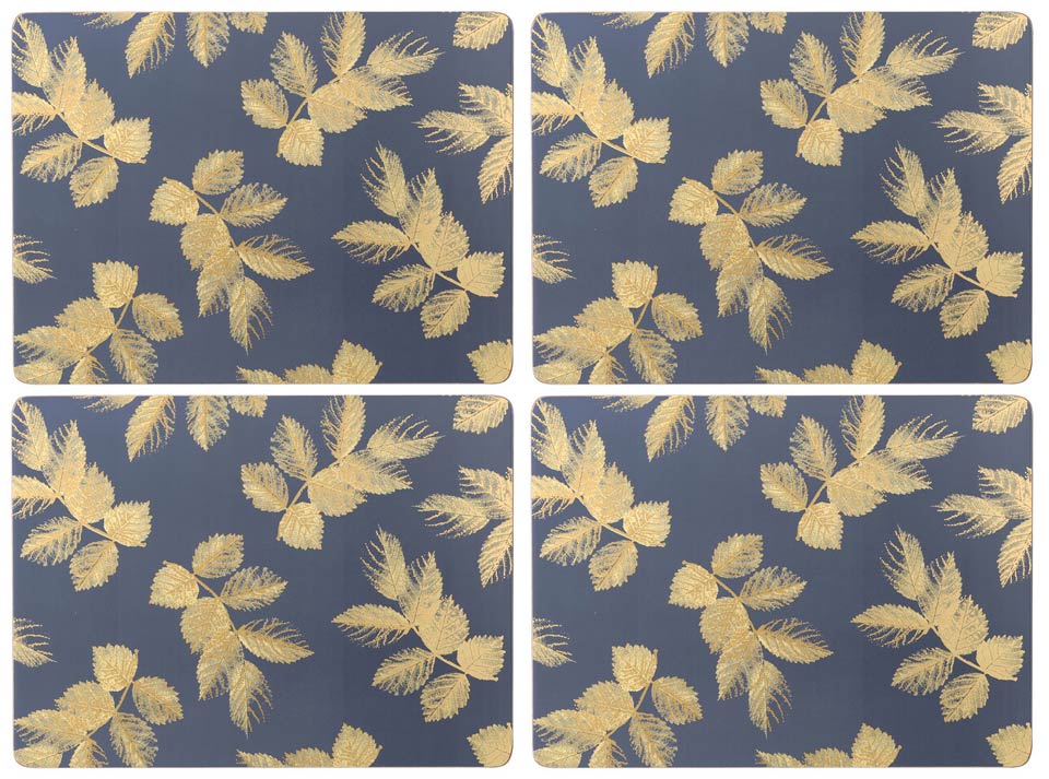 Large Placemats - Set of 4 Navy