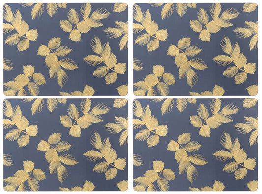 Large Placemats - Set of 4 Navy