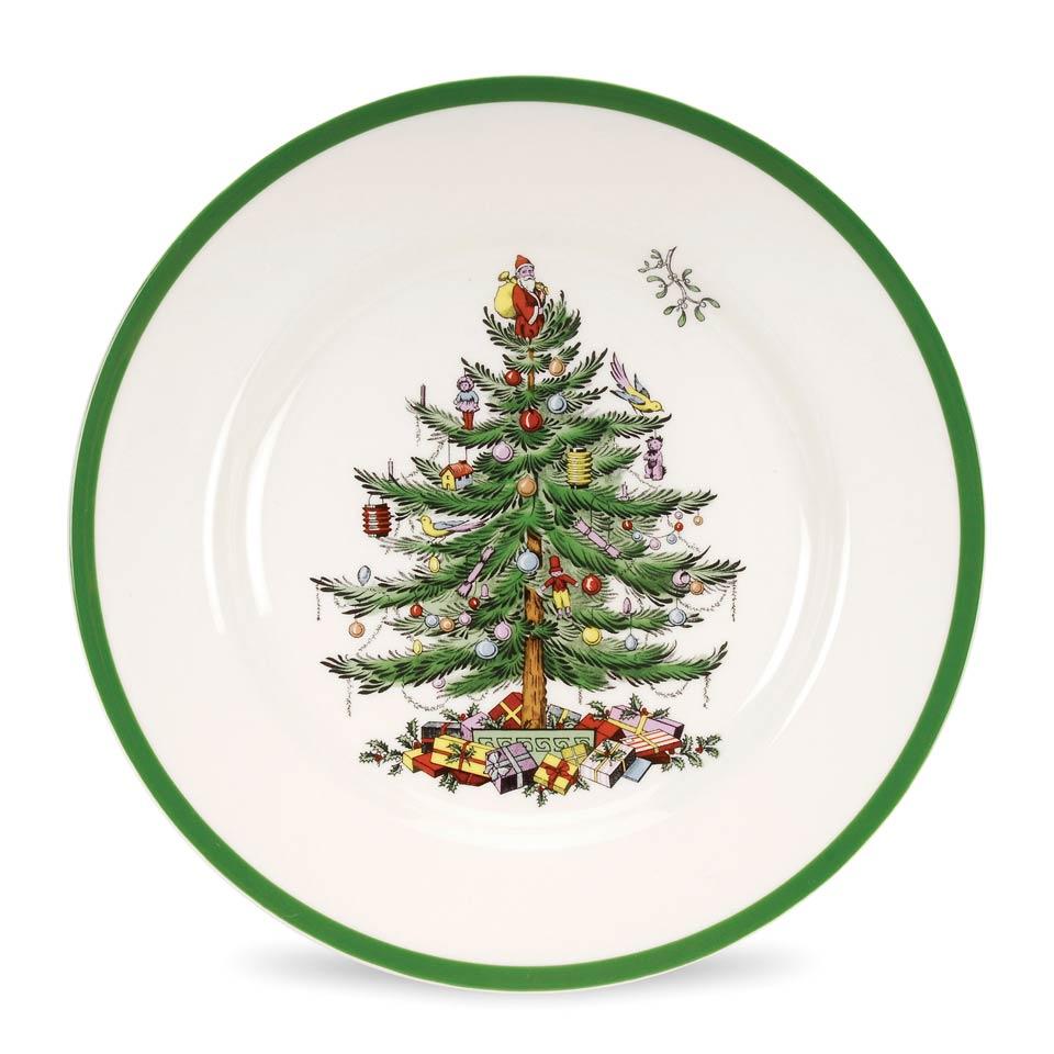 Christmas Tree DINNER PLATE 10.5"