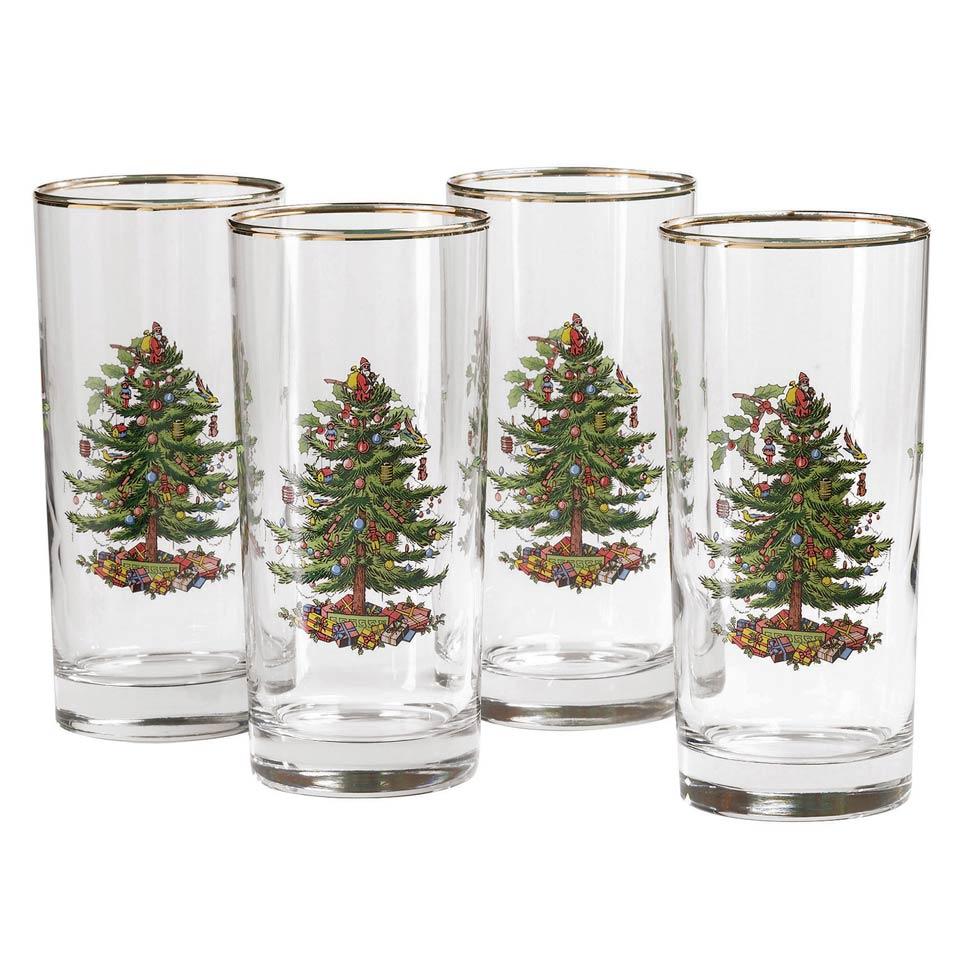 Set of 4 Highball Glasses