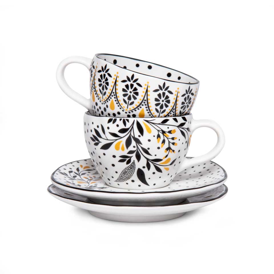 Espresso Cup & Saucer S/2