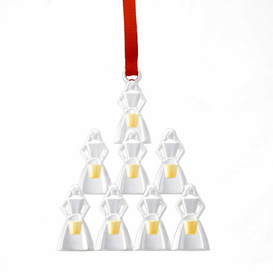 Twelve Days Of Christmas Ornament: Eight Maids A Milking