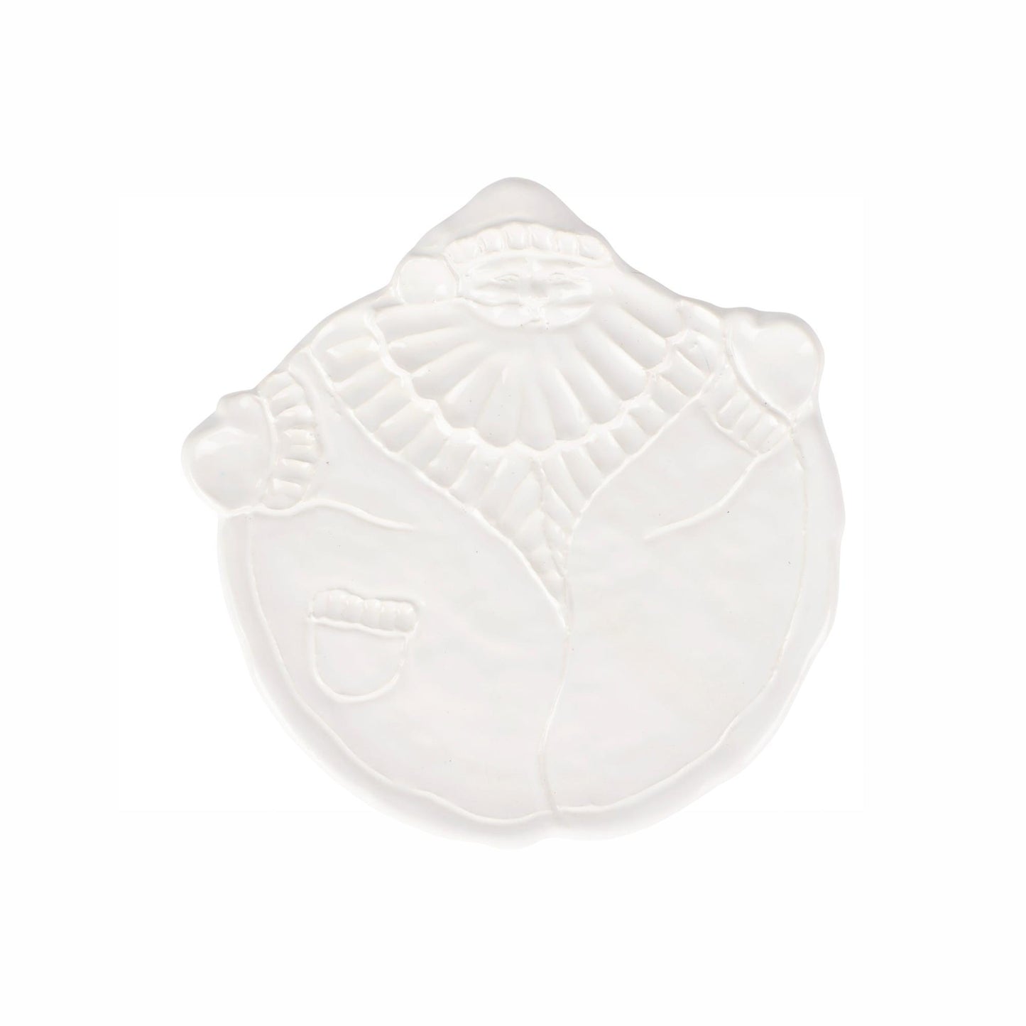 Figural Santa Salad Plate