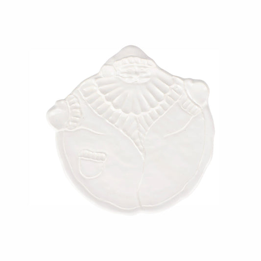Figural Santa Salad Plate