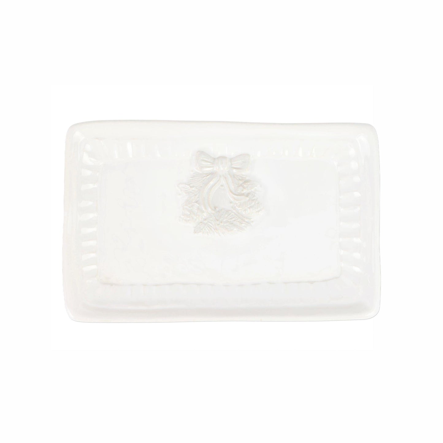 Wreath Rectangular Tray