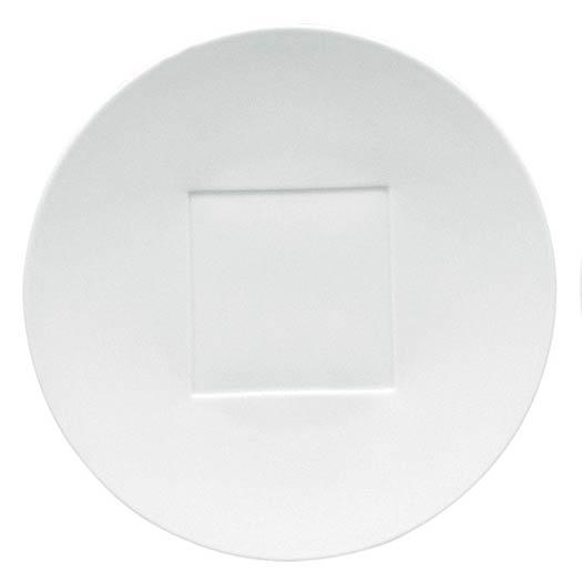 Hommage Sable Buffet Plate Square Center