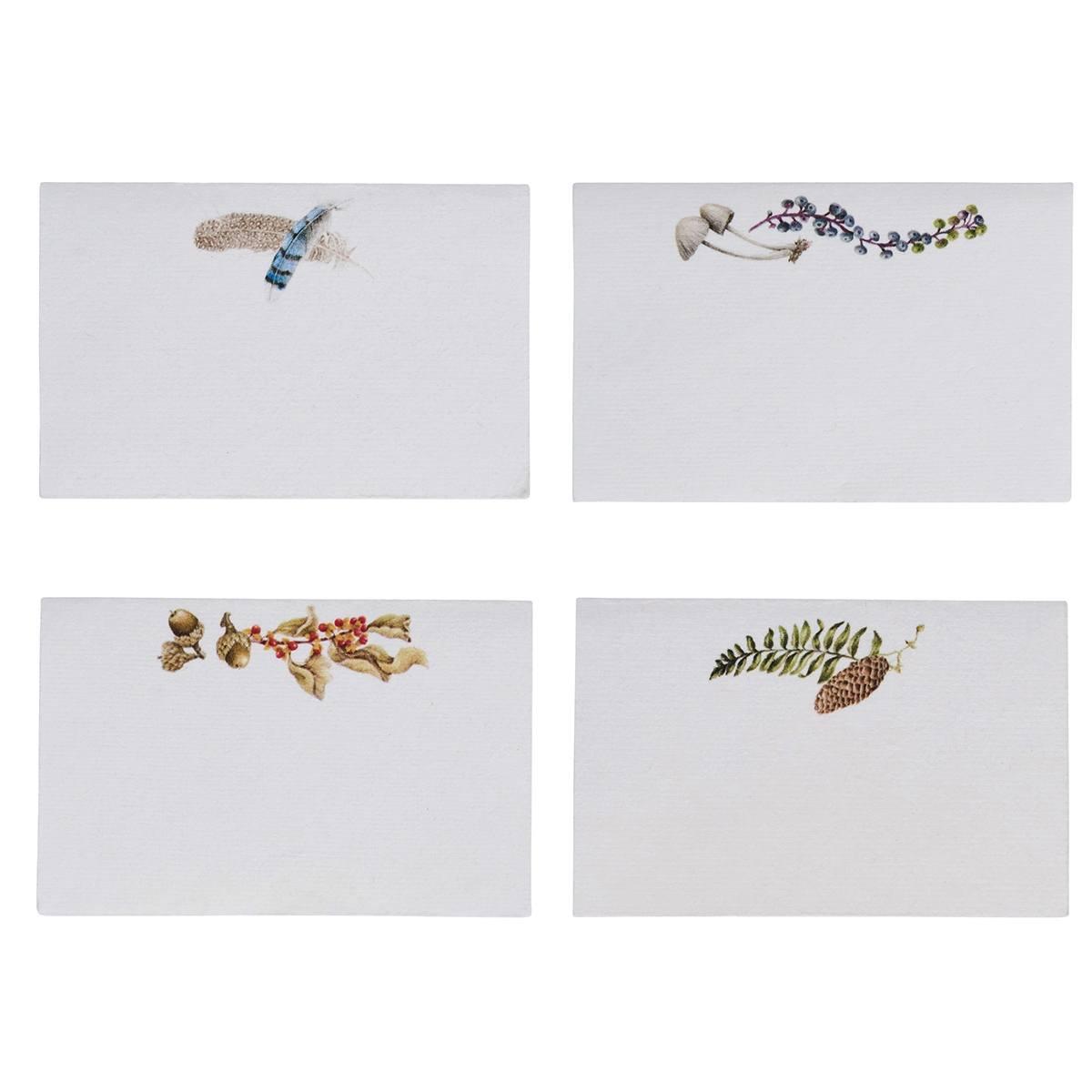 Forest Walk Place Card Assorted Set/12 - Multi