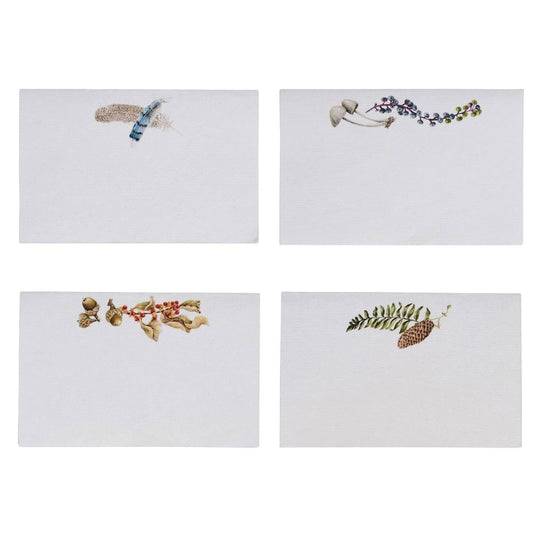 Forest Walk Place Card Assorted Set/12 - Multi