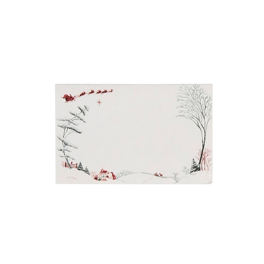 Country Estate Winter Frolic Place Card Set/12 - Evergreen