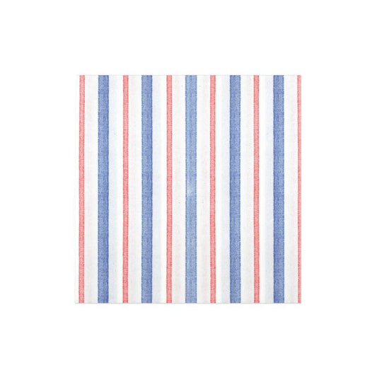 Americana Stripe Dinner Napkins (Pack of 20)