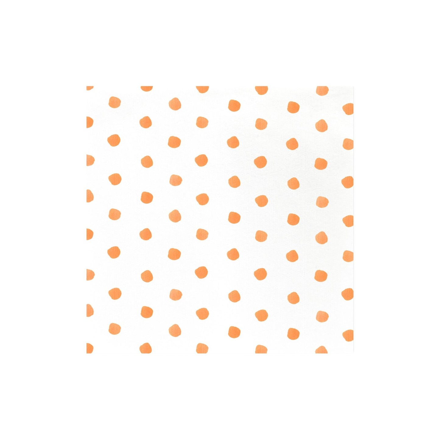 Dot Orange Dinner Napkins (Pack of 20)