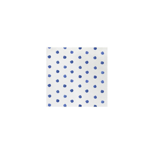 Dot Blue Cocktail Napkins (Pack of 20)