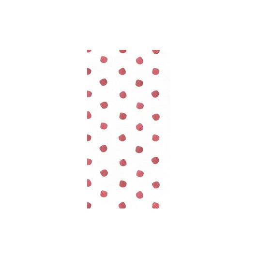 Dot Crimson Guest Towels (Pack of 20)