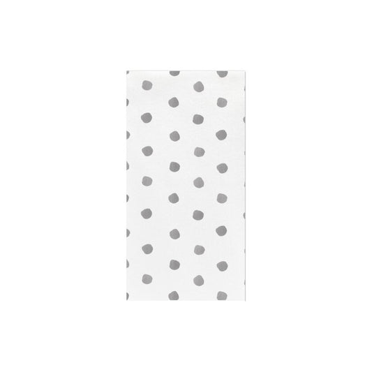 Dot Light Gray Guest Towels (Pack of 20)