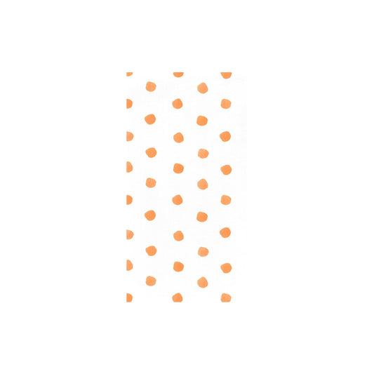 Dot Orange Guest Towels (Pack of 20)