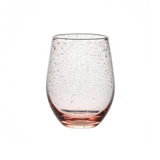 Stemless Wine Glass - Blush