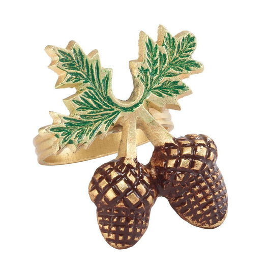 Painted Acorn - Set of 4