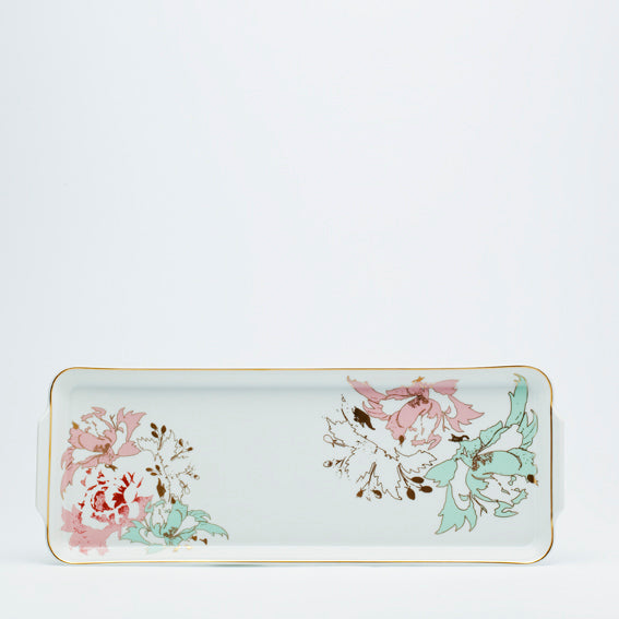 Rectangular cake platter