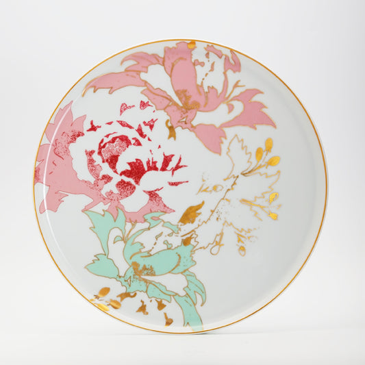 Round cake platter