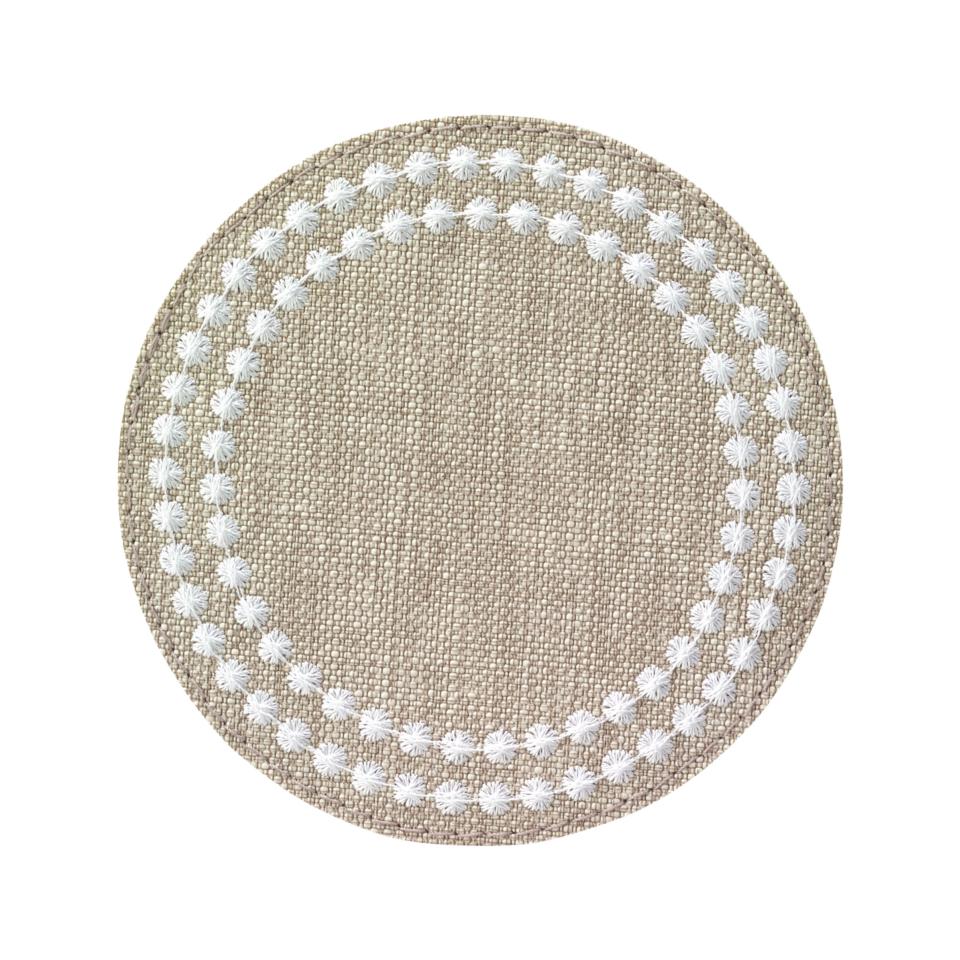 Beige/White Set of 4