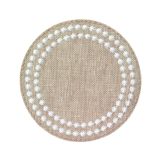 Beige/White Set of 4