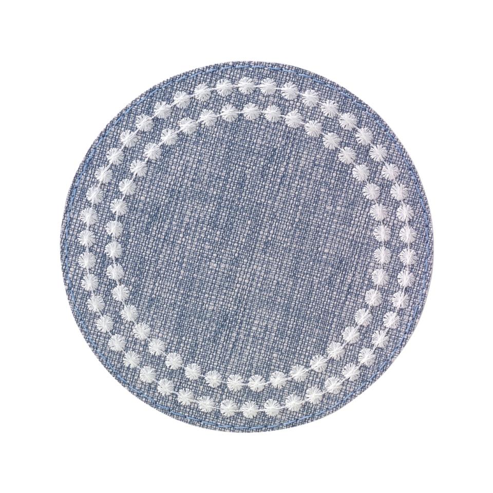 Bluebell/White Set of 4