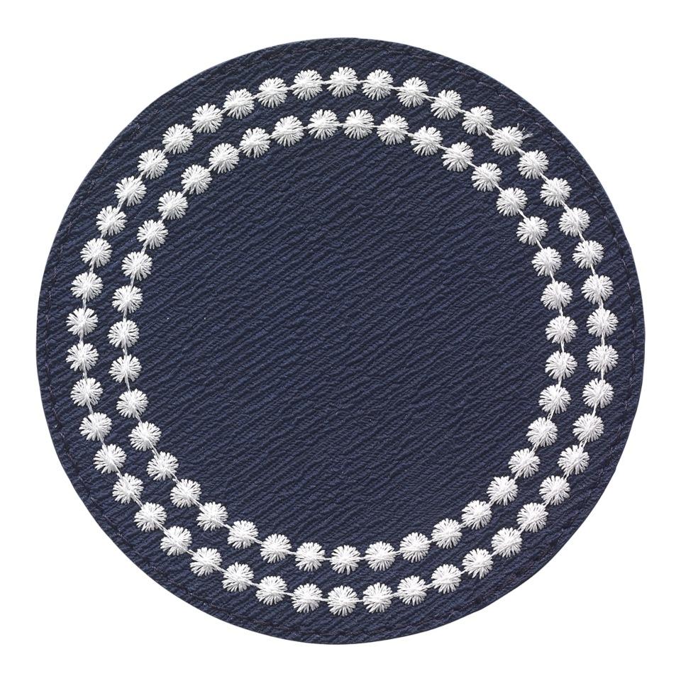 Navy/White Set of 4