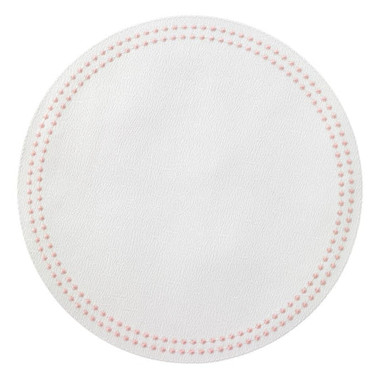 Pure White/Rose Mats - Pack of 4