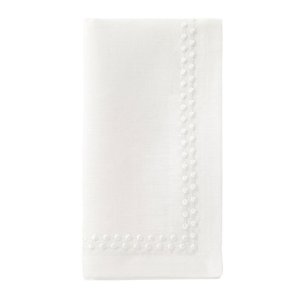 White 21" Napkin p/4