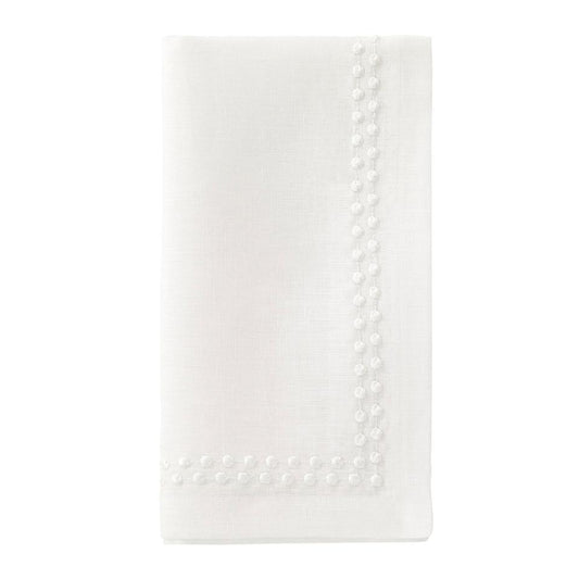 White 21" Napkin p/4