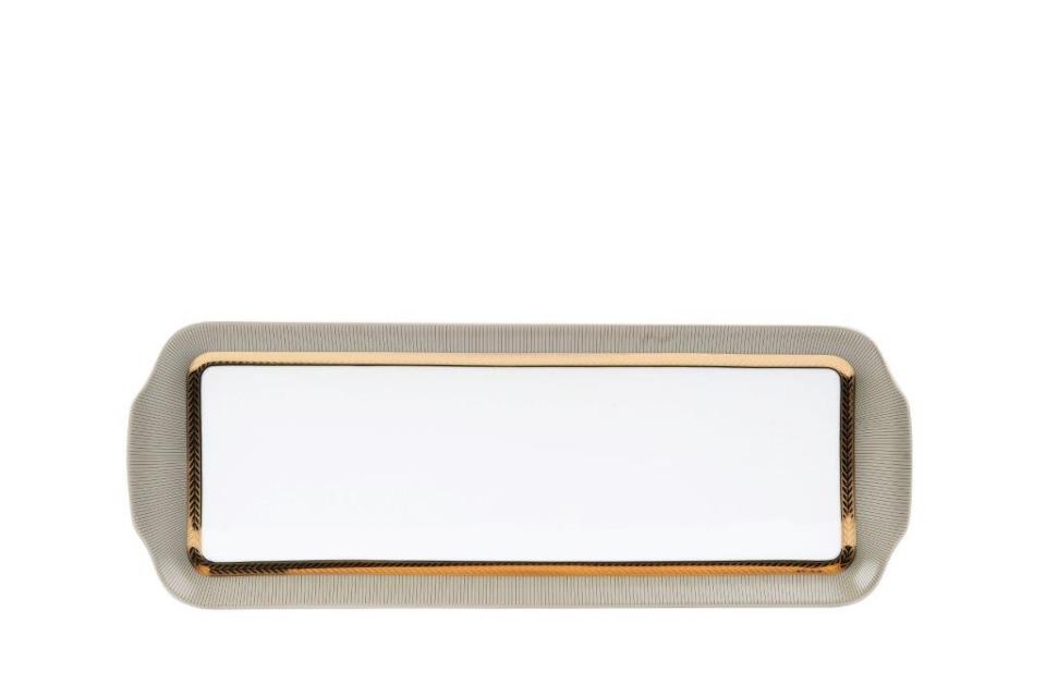 Rectangular cake platter