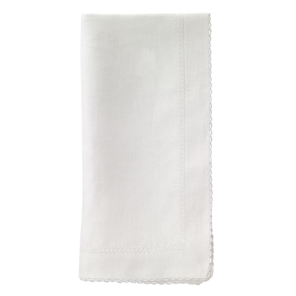 Off-White/White 22" Napkin - Pack of 4
