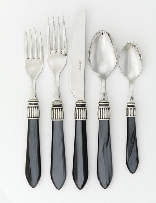 Porto - Charcoal 5pc Place Setting