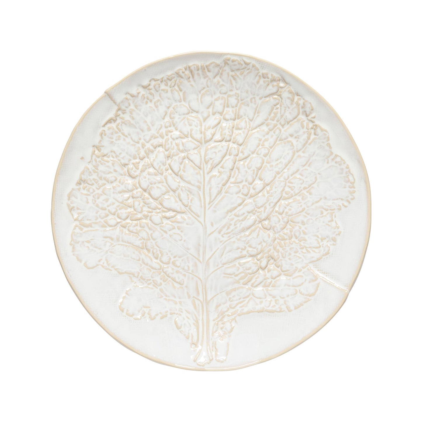 Serving plate, Fennel white