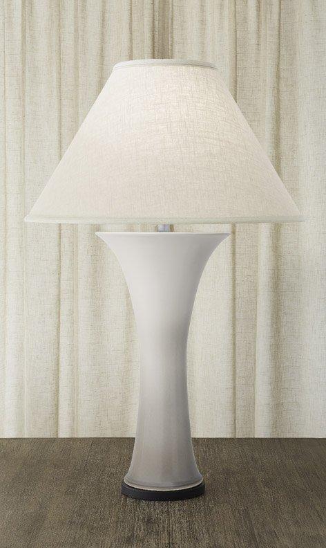 Callalily Lamp White & Gray