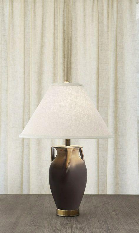 Ewer Lamp Gold & Brown