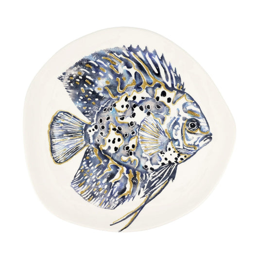 Discus Fish Oblong Round Platter