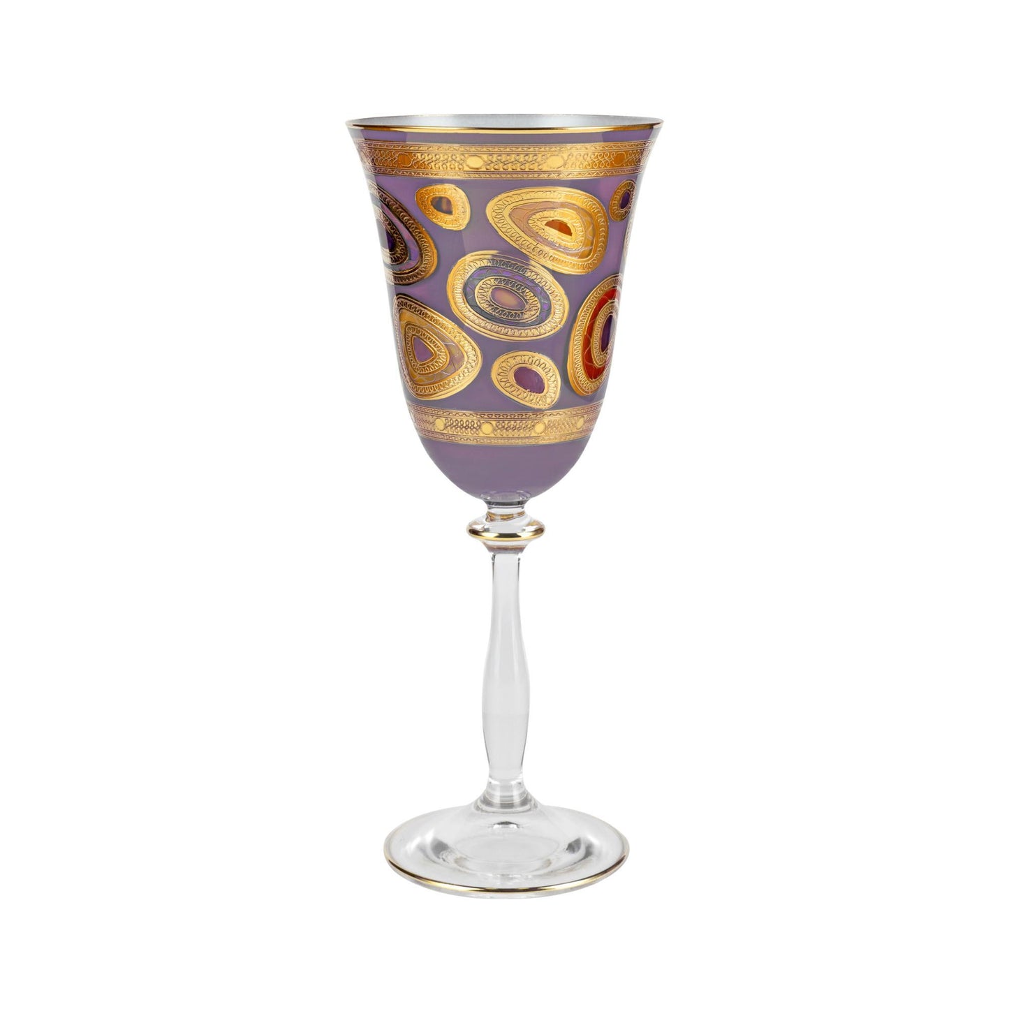 Purple Wine Glass