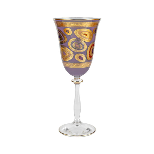 Purple Wine Glass