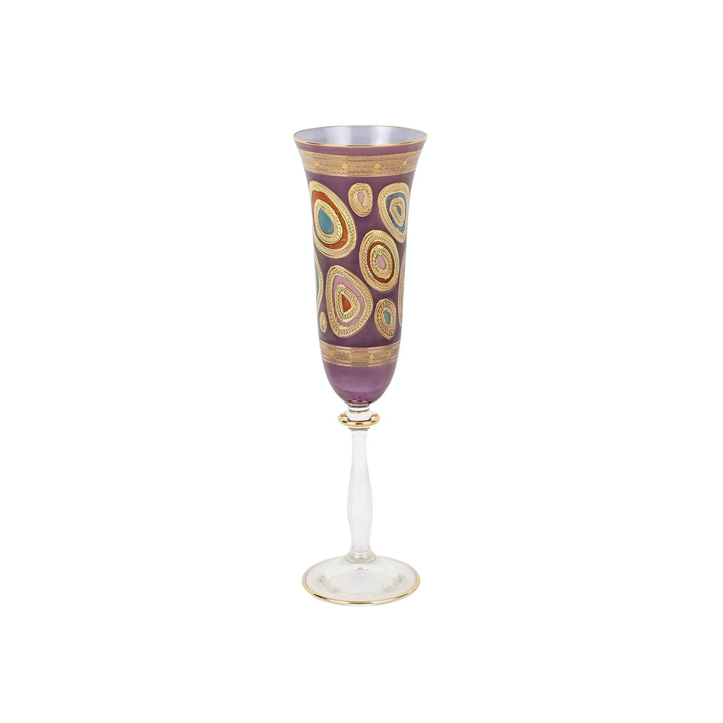 Regalia Purple Champagne Glass
