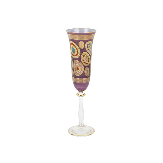 Regalia Purple Champagne Glass