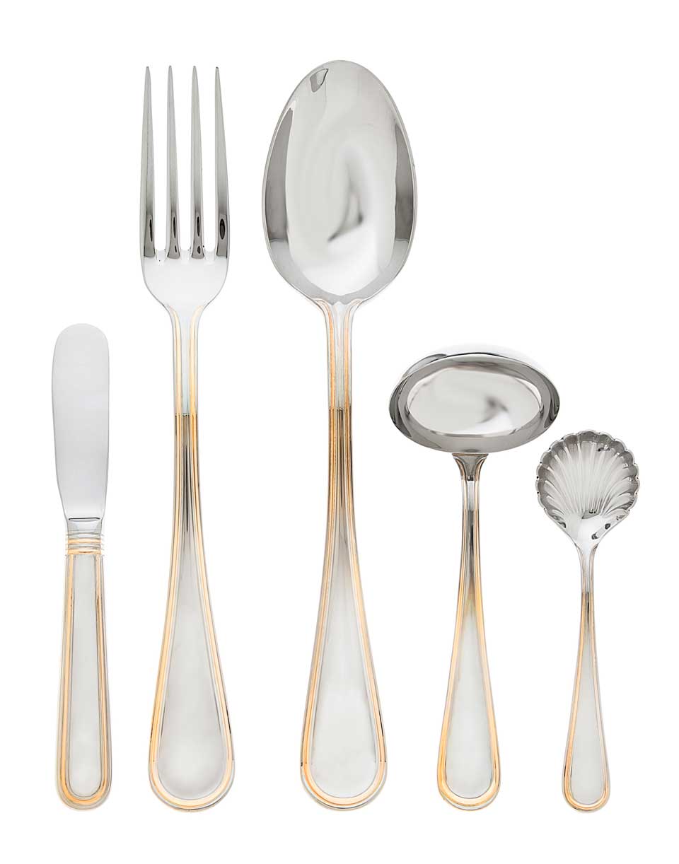 Gold 5 Piece Hostess Set