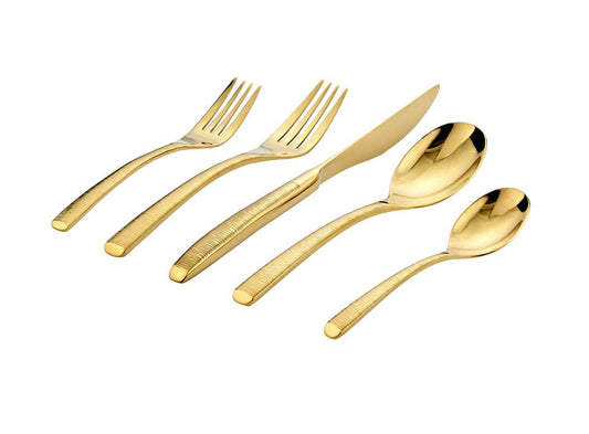 Gold 20 Piece Set (four 5 piece place settings)
