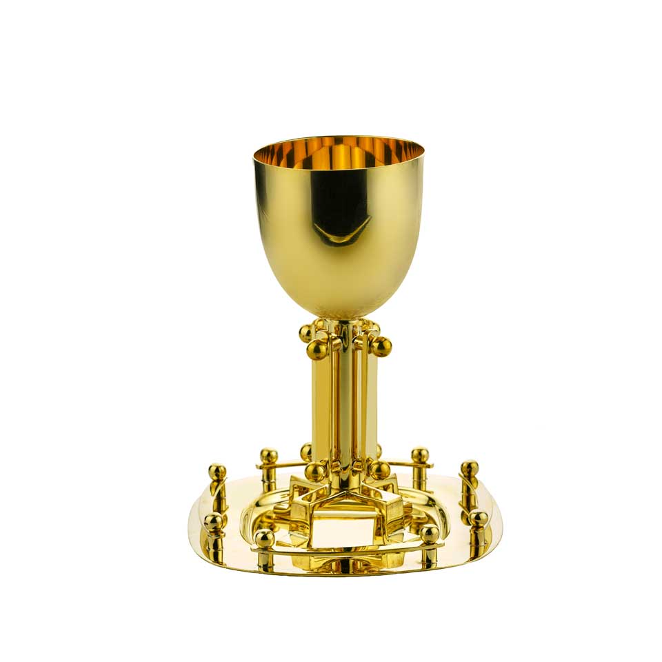 Suspension Wine Cup All Gold