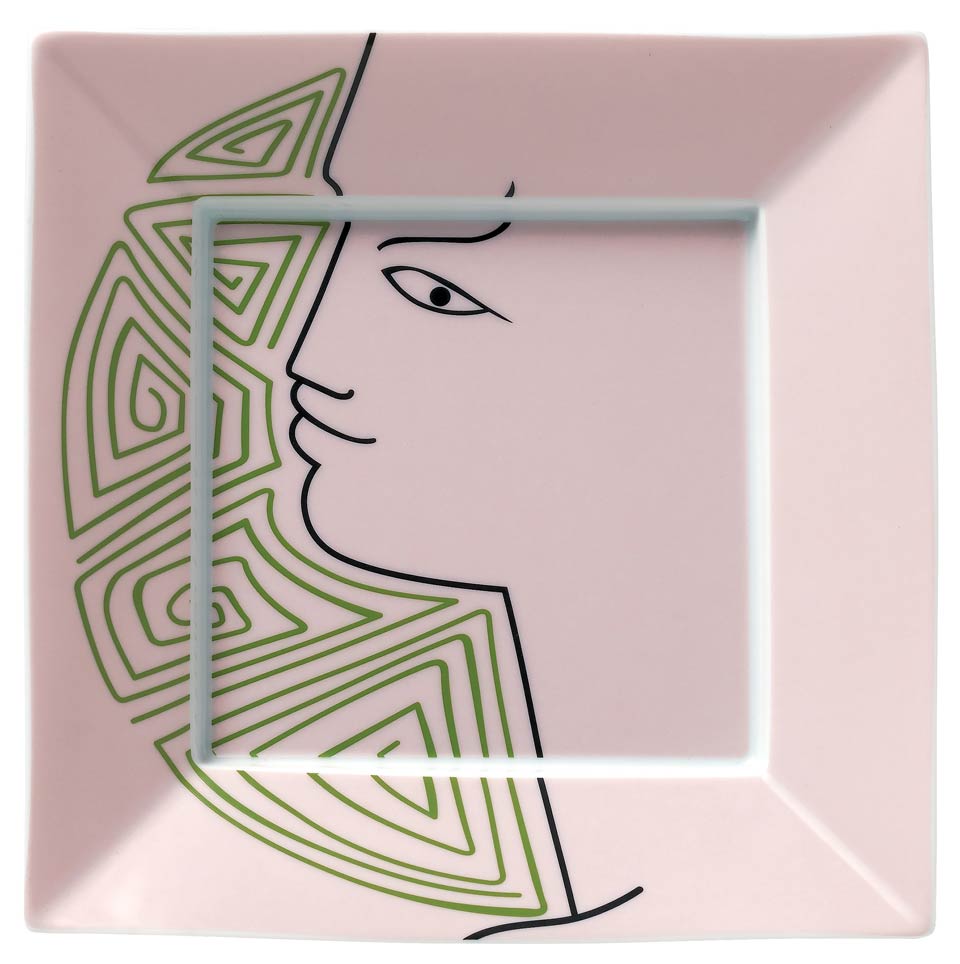 Square Trinket Tray Pink 6.69 in (old code: 0660-33-600817)