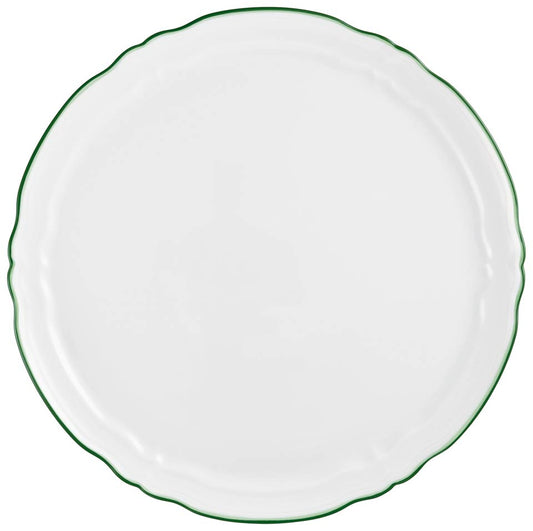Flat cake serving plate